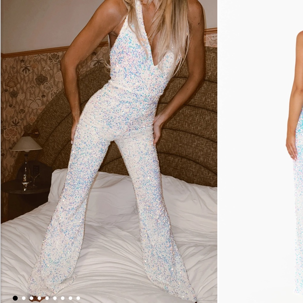 Adorable SHOW ME YOUR MUMU halter jumpsuit